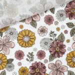 Musselin – Flower Dream – Warmweiß