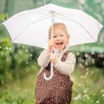 Regenbekleidungsstoff – Wasserdicht – Leo – Helles Soft Blush