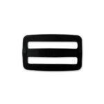 Schieber Leiterschnalle Kunststoff – 38 mm – Schwarz