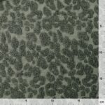 Single Jersey – Jacquard Leodots - Warmes Khaki Grün