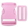 Leiter- & Steckschnalle Set – Kunststoff – 38 mm – Rosa