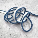 Velvet Paspelband – Smoky Jeansblau