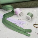 DIY Stoffmix - Reißverschluss - Garn