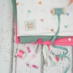 DIY Stoffmix - Sticktwist - Gummiband - Stoffklammern - Sticknadeln - Label