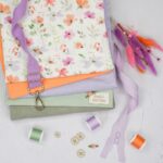 DIY Stoffmix - Label - Garn - Knopf - Gurtband - Reißverschluss - Gurtbandzubehör - Satinrose