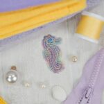 DIY Stoffmix - Garn - Patch - Reißverschluss - Perle Anhänger