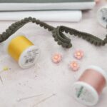 DIY Stoffmix - Garn - Pomponborte - Knopf