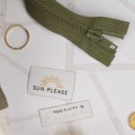 DIY Stoffmix - Reißverschluss - Label