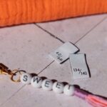 DIY Stoffmix - Perlen Rund - Verbindungsring - Gold - Label