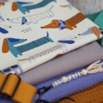 DIY Stoffmix - Holzperle - Buchstaben Perlen eckig