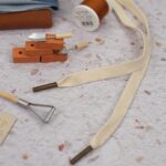 DIY Stoffmix - Ziegelsteine - Miniatur Werkzeug - Kordel