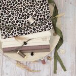 DIY Stoffmix - Reißverschluss - Garn - Label - Knopf