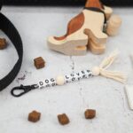 DIY Stoffmix - Karabinerhaken Perlen - Eckig - Holzperle