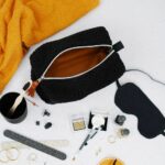 DIY Stoffe Inspiration - Kulturbeutel Bouclé Schwarz1