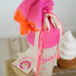DIY Stoffe Inspiration - Schultüte Pinky Orange