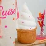 DIY Stoffe Inspiration - Schultüte Pinky Orange - Softeis