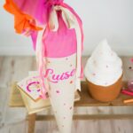 DIY Stoffe Inspiration - Schultüte Pinky Orange - Softeis