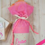 DIY Stoffe Inspiration - Schultüte Pinky Orange