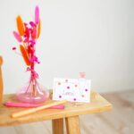 DIY Stoffe Inspiration - Schultüte Pinky Orange - Bastelvorlage
