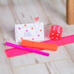 DIY Stoffe Inspiration - Schultüte Pinky Orange - Bastelvorlage
