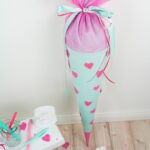 DIY Stoffe Inspiration - Schultüte - Flying Hearts