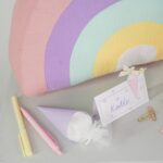 DIY Stoffe Inspiration - Bastelvorlage - Regenbogen- Kissen