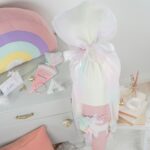 DIY Stoffe Inspiration - Schultüte Kleines Einhorn - Regenbogen Kissen -Bastelvorlage