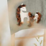 DIY Stoffe Inspiration - Kleines Einhorn - Ponys - Stoffbeutel Oliv