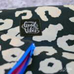 DIY Stoffe Inspiration - Canvas Grosses Leomuster - Label