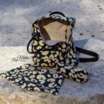 DIY Stoffe Inspiration - Canvas Grosses Leomuster - Label - Kosmetiktasche -Kulturbeutel