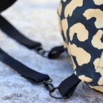 DIY Stoffe Inspiration - Canvas Grosses Leomuster - Gurtbandzubehör