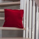 DIY Stoffe Inspiration - Kissen - Samt Himbeerrot