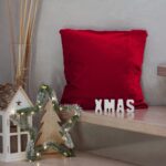 DIY Stoffe Inspiration - Kissen - Samt Himbeerrot