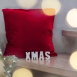 DIY Stoffe Inspiration - Kissen - Samt Himbeerrot