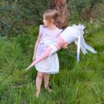 DIY Stoffe Outfit - Schulanfang Kleines Einhorn
