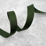 Gurtband Basic – 20 mm – Khaki Grün - B-Ware