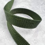 Gurtband Basic – 20 mm – Khaki Grün - B-Ware
