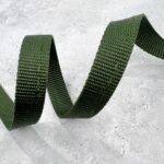 Gurtband Basic – 20 mm – Khaki Grün - B-Ware