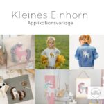 Kleines Einhorn Applikationsvorlage Startbild Diy Stoffe 1