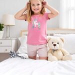 Shirt Girl Jersey Flamingo Pink Kleines Einhorn Mu