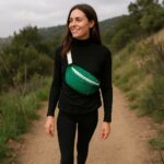 Tasche Boucle Teddyfleece Emerald Grün - Mock Up