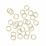 Verbindungsring für Armbänder – Ø 8 mm – Metall Gold