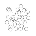 Verbindungsring für Armbänder – Ø 8 mm – Metall Silber