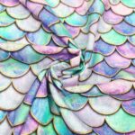 Baumwollstoff – Mermaid scales – Multicolor