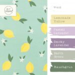 Farbkombi - Badestoff Lsf 50 Zitronen