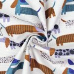 Leichter Canvas - Dackel - Staubweiß