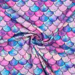Single Jersey - Mermaid scales - Multicolor