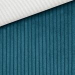 Velvet-Breitcord – Jadeblau