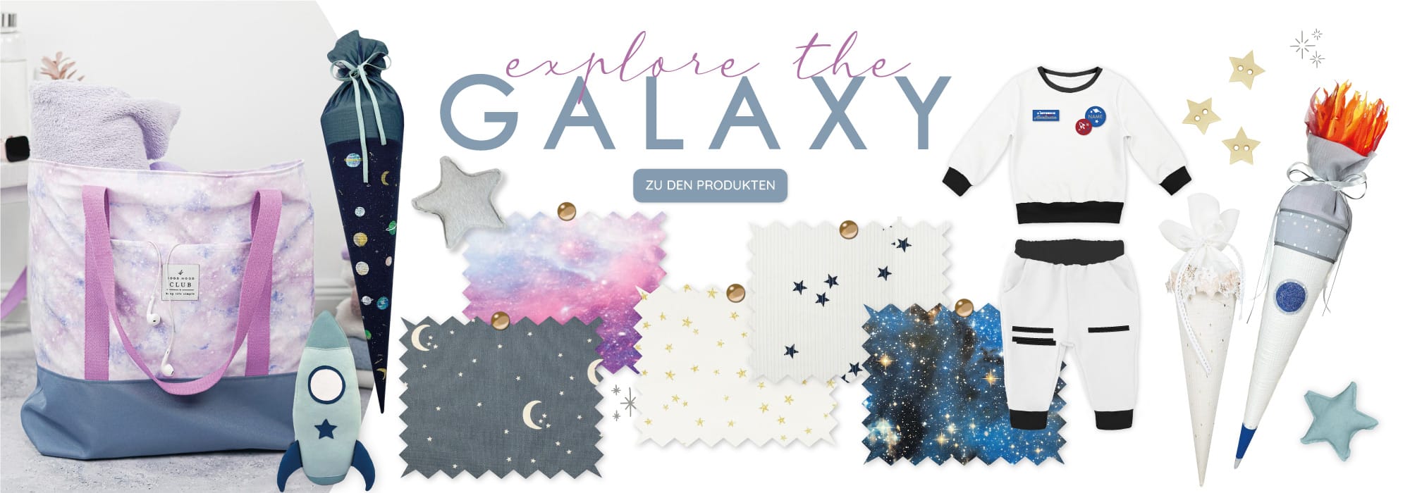 Banner Diy Galaxy Moodboard