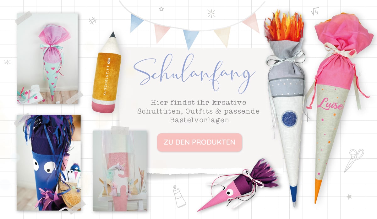 Banner Schulanfang Diy Schultueten Mobil